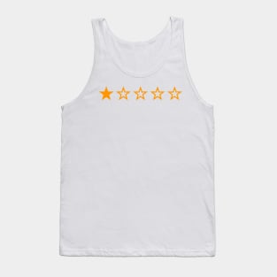 One Star Reviewed on the Internet Tank Top